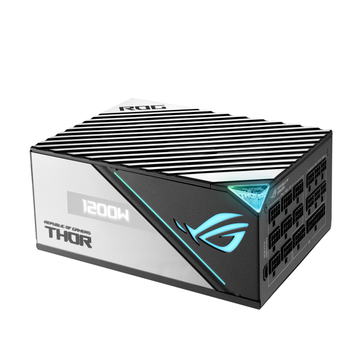 华硕 ROG 雷神二代 额定1200W 白金全模组 电源 黑